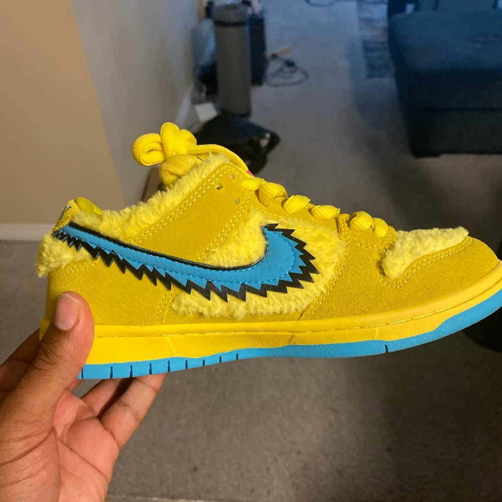 Nike SB dunks Low Grateful Dead Bears (Yellow)
